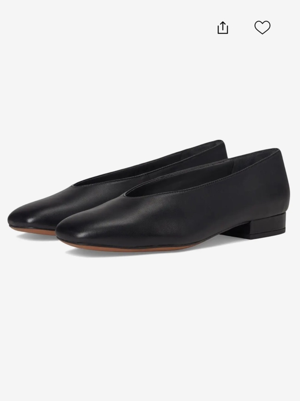 Flat black shoes